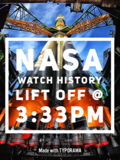WATCH Historic lift off today