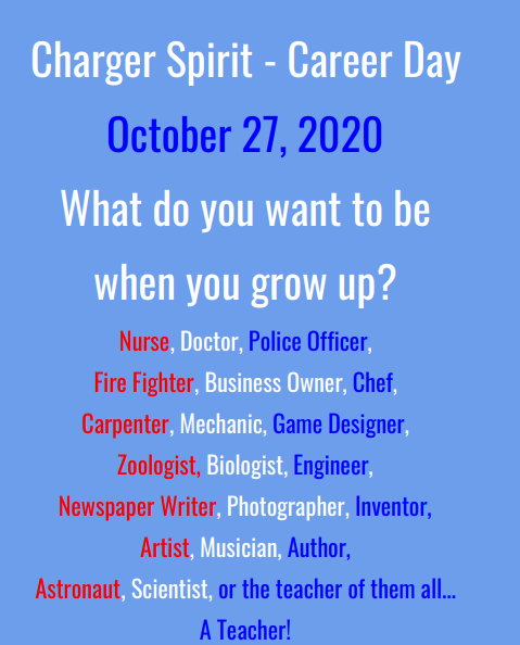 Charger Spirit Career Day