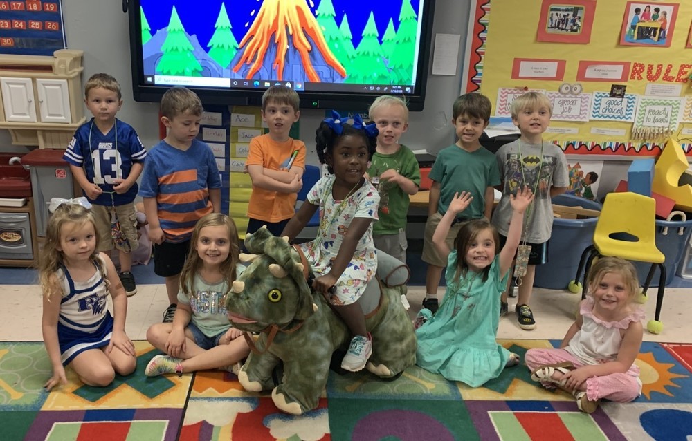 It's been a DINO-MITE day in Pre-K at FCE!
