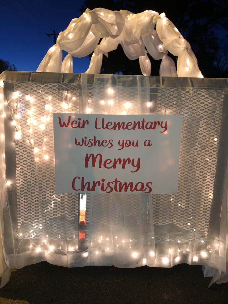 Weir Elementary School Christmas Float