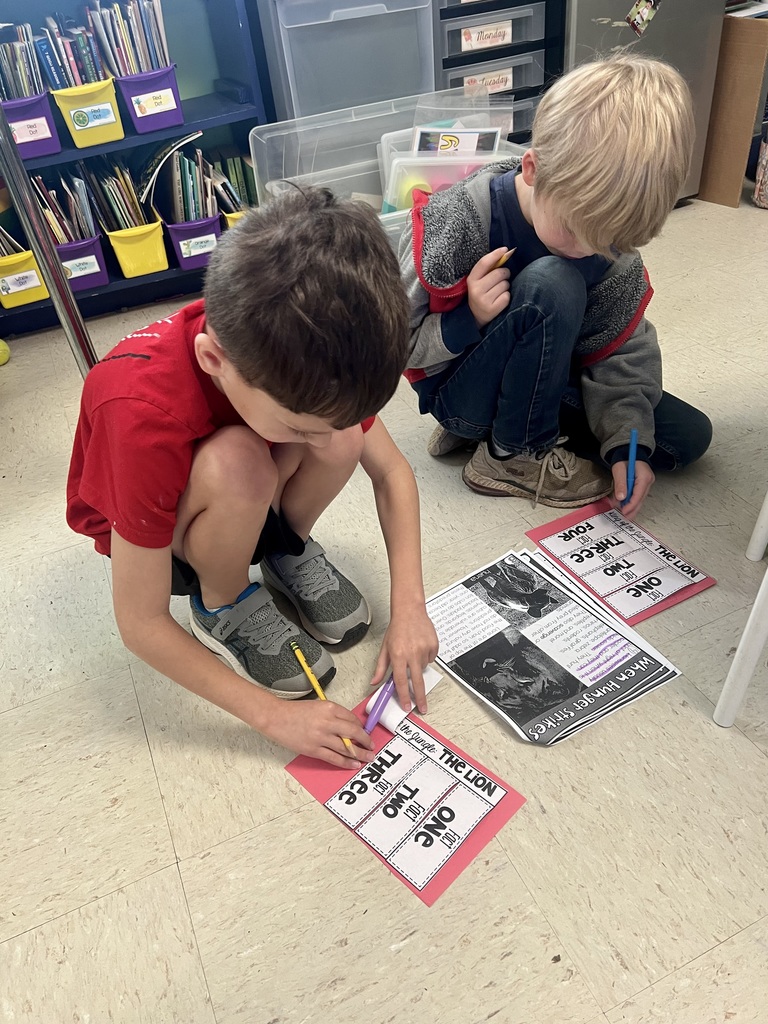 FCE 2nd graders at work.