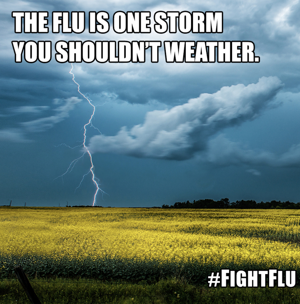 Flu season storm picture. 
